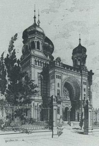 Die Synagoge in Kaiserslautern 1890.